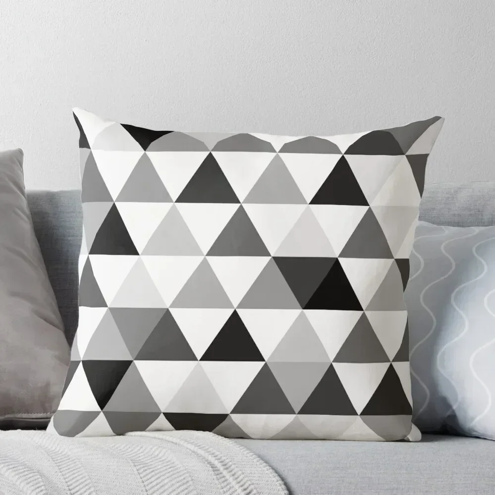 黒、グレー、白の三角形 スローピロー 高級ホームアクセサリー アニメ枕