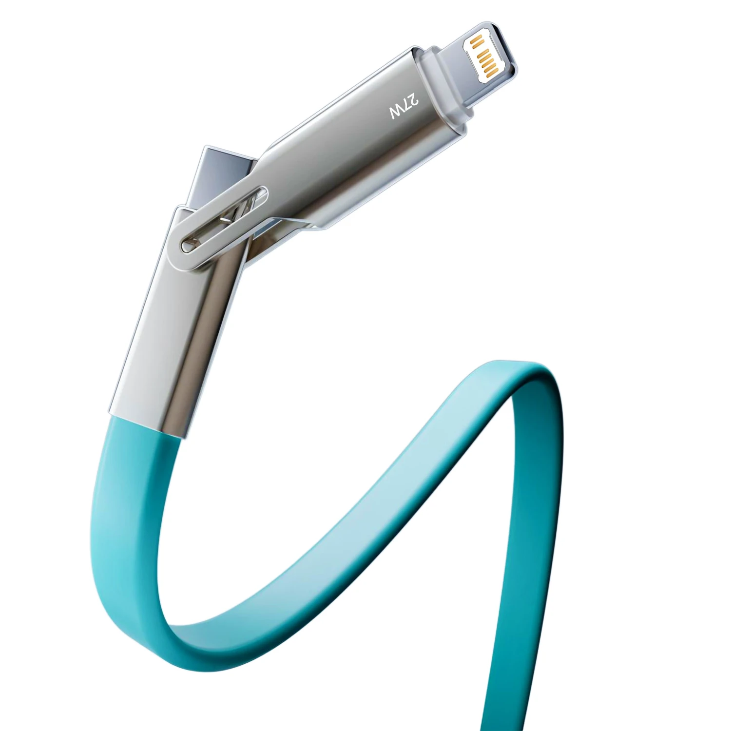 Liquid silicone 2IN1 Type-C PD Cable 240W Fast Charging USB-C Adapter Mobile Phone Data Cable For iPhone Xiaomi HUAWEI Tablet