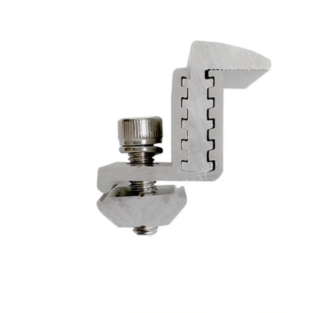 Aluminum Adjustable Solar Module End Clamp Photovoltaic System Mounting Hardware For Efficient Energy Project