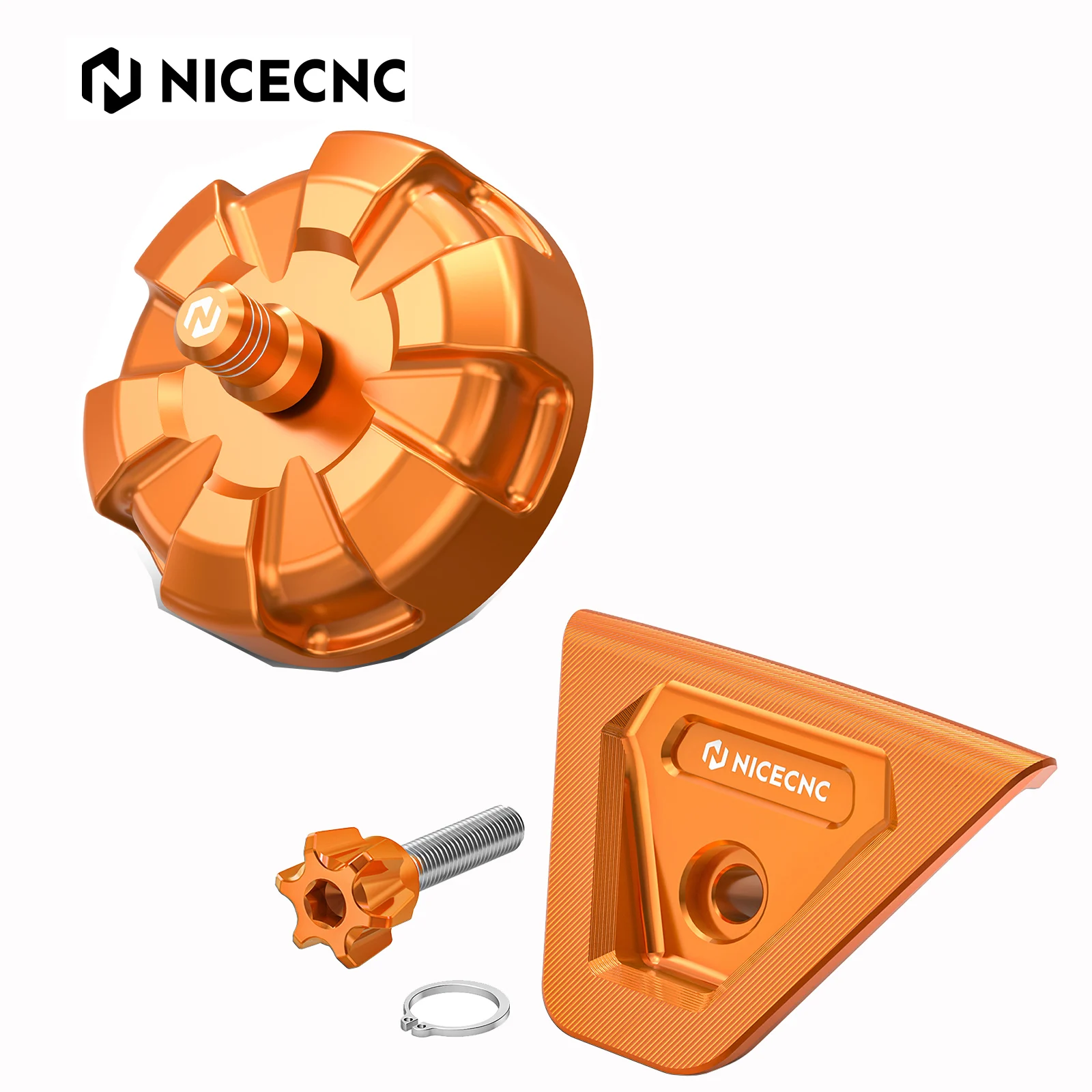 NICECNC Für KTM EXC 300 EXCF 350 XCW 500 XC-W 300 XCF 250 XCF-W 450 XW-F 450 XC 300 2024-2026 Tankdeckel & Sitzabdeckung – Detail 14
