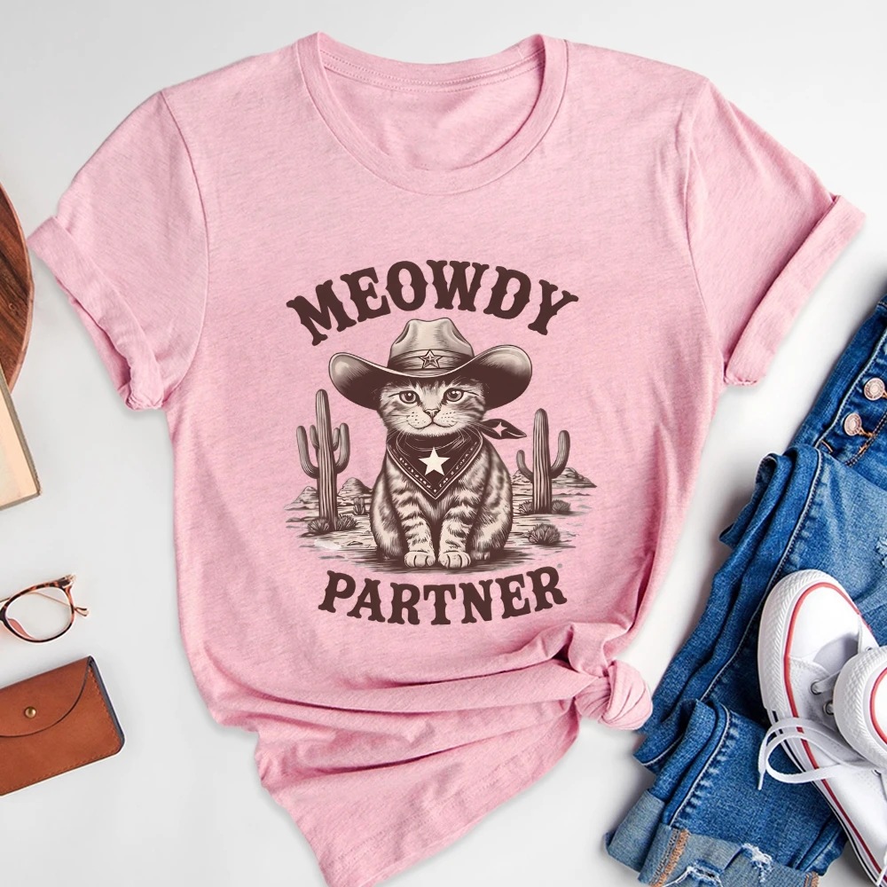 

Ladies Graphic T-Shirts Oversized Women's Tee - Y2K Vintage Washed Cotton Streetwear Round Neck T-shirt Casual Summer Y2K