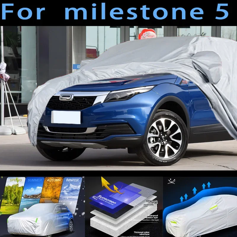 

For milestone 5 Car protective cover,sun protection,rain protection, UV protection,dust prevention auto paint protective