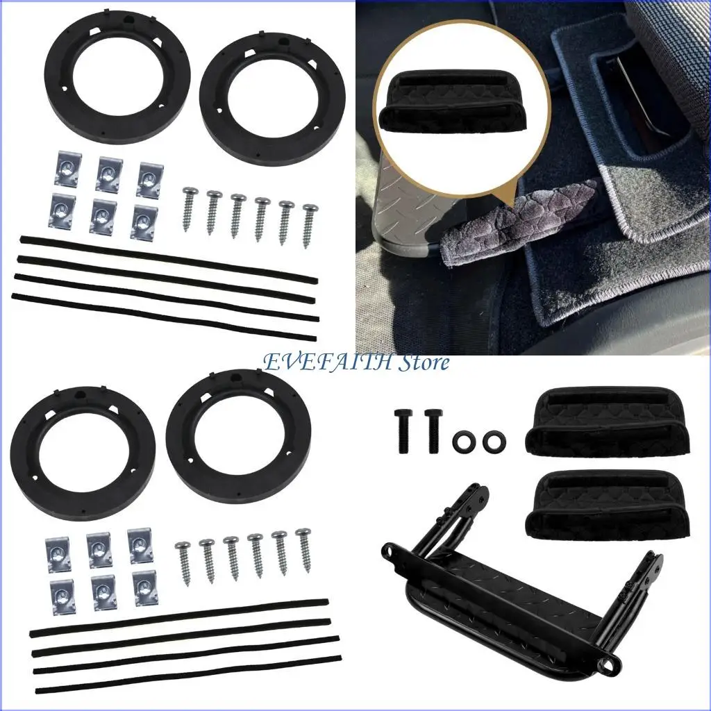 124B Direct Fit 16cm Car Speaker Adapter Set For Jimny JB64 JB74 Models Include Soundproofing Materials And Mounting Hardware