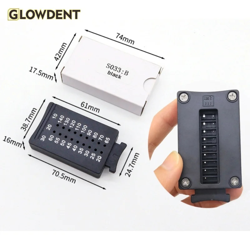 Стоматологический инструмент, эндодонтическая линейка, резак Гуттаперча, измерительная линейка, измерительная шкала, эндодонтическая