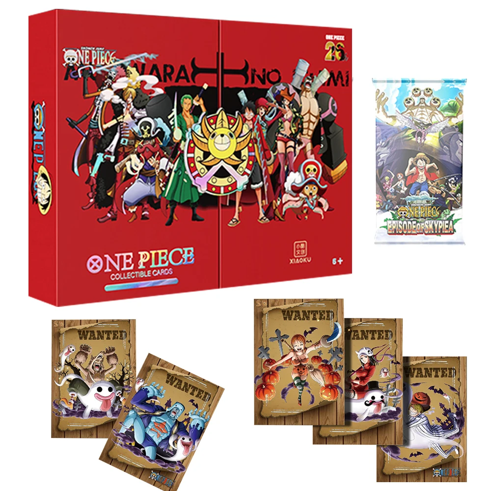 

Japanese Anime One Piece Collection Cards Box Booster Pack Luffy Zoro Nami Chopper TCG Game Playing Game Card for Kids Toys Gift