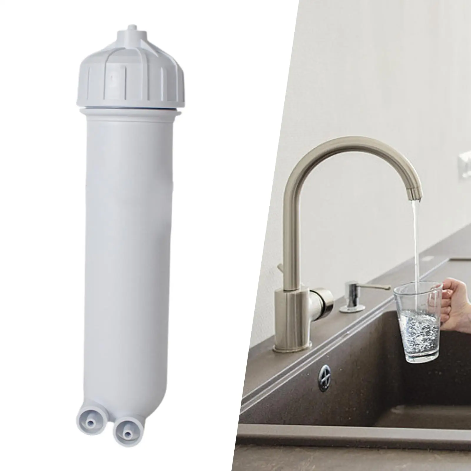 3013 Ro Membrane Housing Shell Easy to Install Fittings for Home Residential