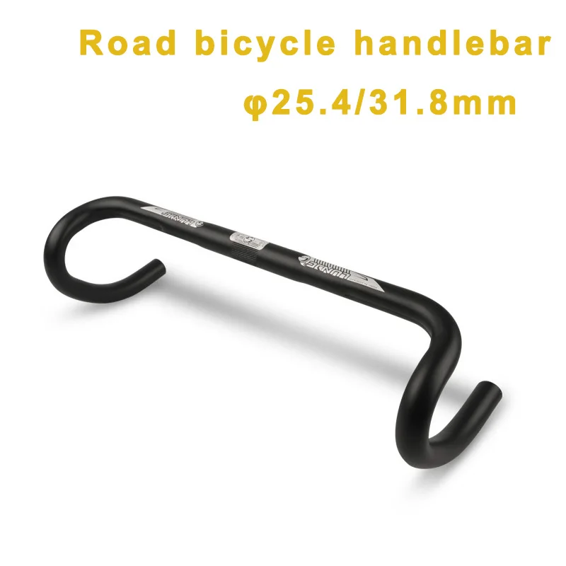 LUNJE Ultralight Road Bike Handlebar Bicycle Handle Racing Drop Bar Bicycle Reduce Resistance Bent Handlebar Bike Parts