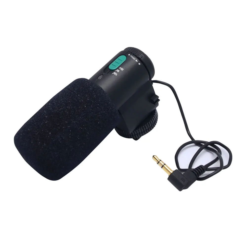 Mcoplus-Micrófono de vídeo para cámara DSLR, micrófono de escopeta para entrevista, Canon, Nikon, Sony, Fuji, Videomic con conector de 3,5mm