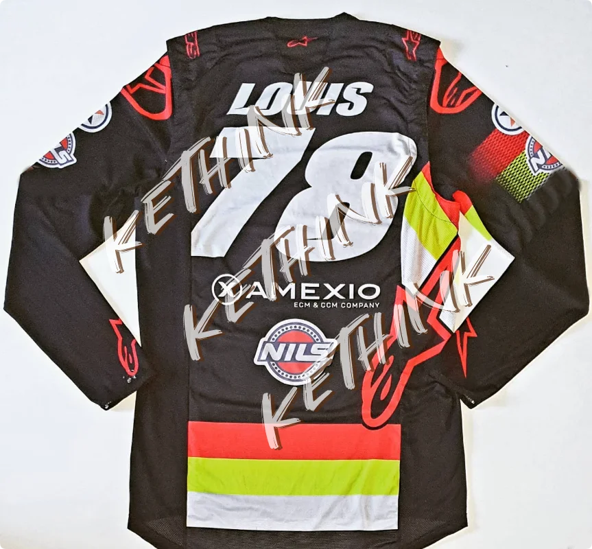 

Quick Dry Honda Motorcycle Jersey, Louis Long Sleeve Breathable Riding Shirt Y2K Dirt Bike and Mountain Racing, Daily Gear