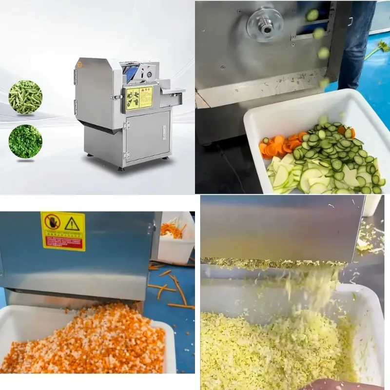 Commercial Multi-Function Vegetable Chopper with Motor for Catering Cafeterias and Vegetable Processing Plant