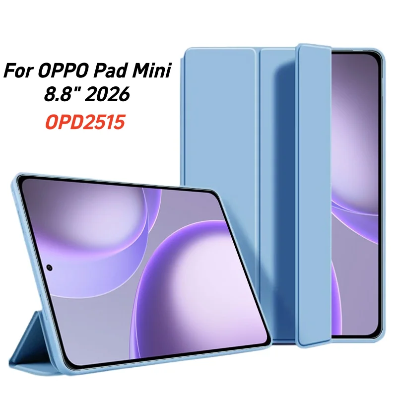 For OPPO Pad Mini 8.8 case 2026 Models ：OPD2515 Magnetic Flip Smart Cover With Auto Wake & Sleep Tablet cases Funda