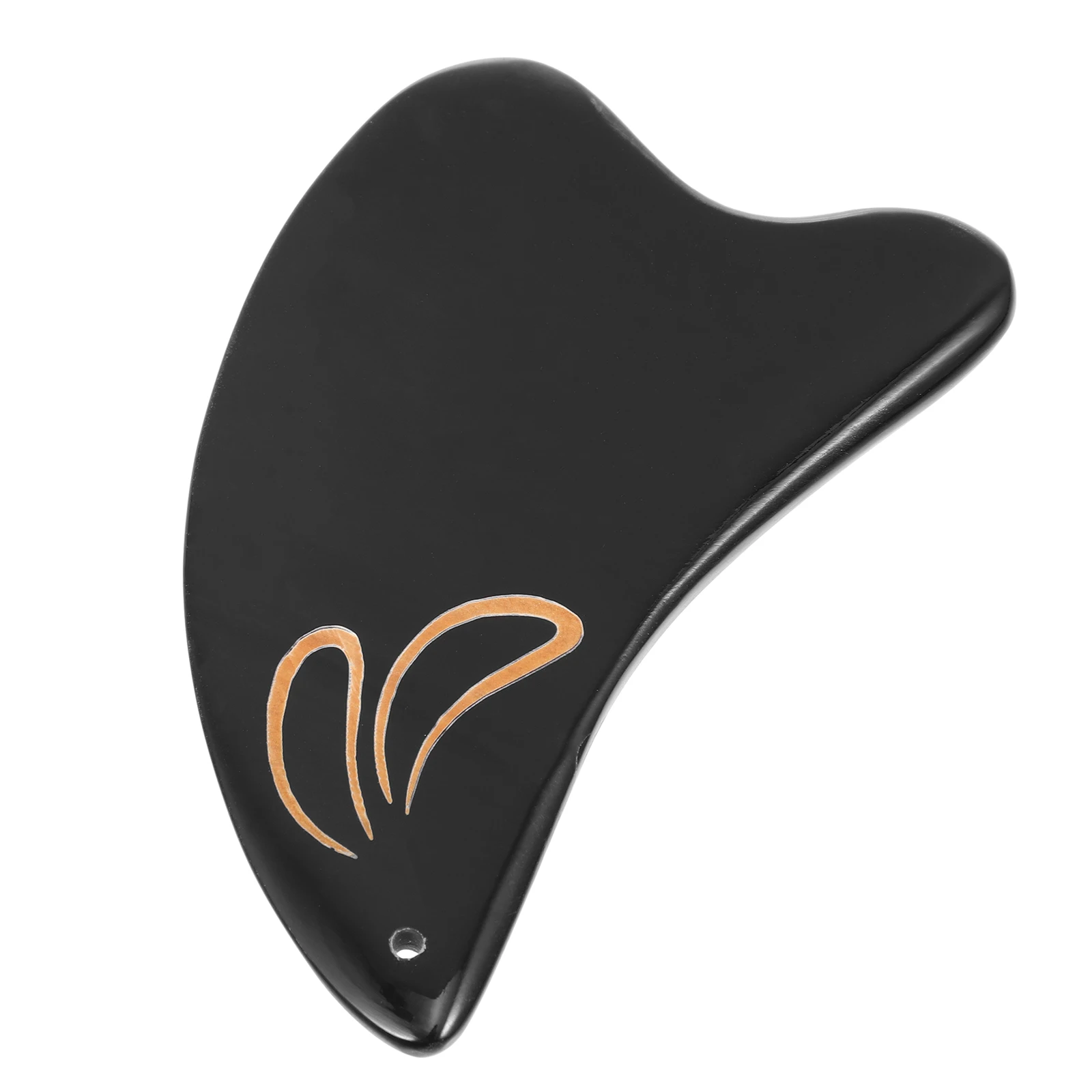 أداة احترافية للوجه من جواشا، مادة عالية الجودة، مكشطة تدليك محمولة بحافة ناعمة للوجه والرقبة والكتف ووشا #6