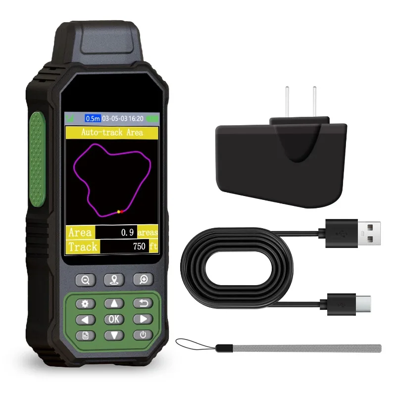 Rugged Handheld Area Calculator,4000mAh Battery Land Survey Meter for Outdoor Farm and Field,Waterproof Land Area Measuring