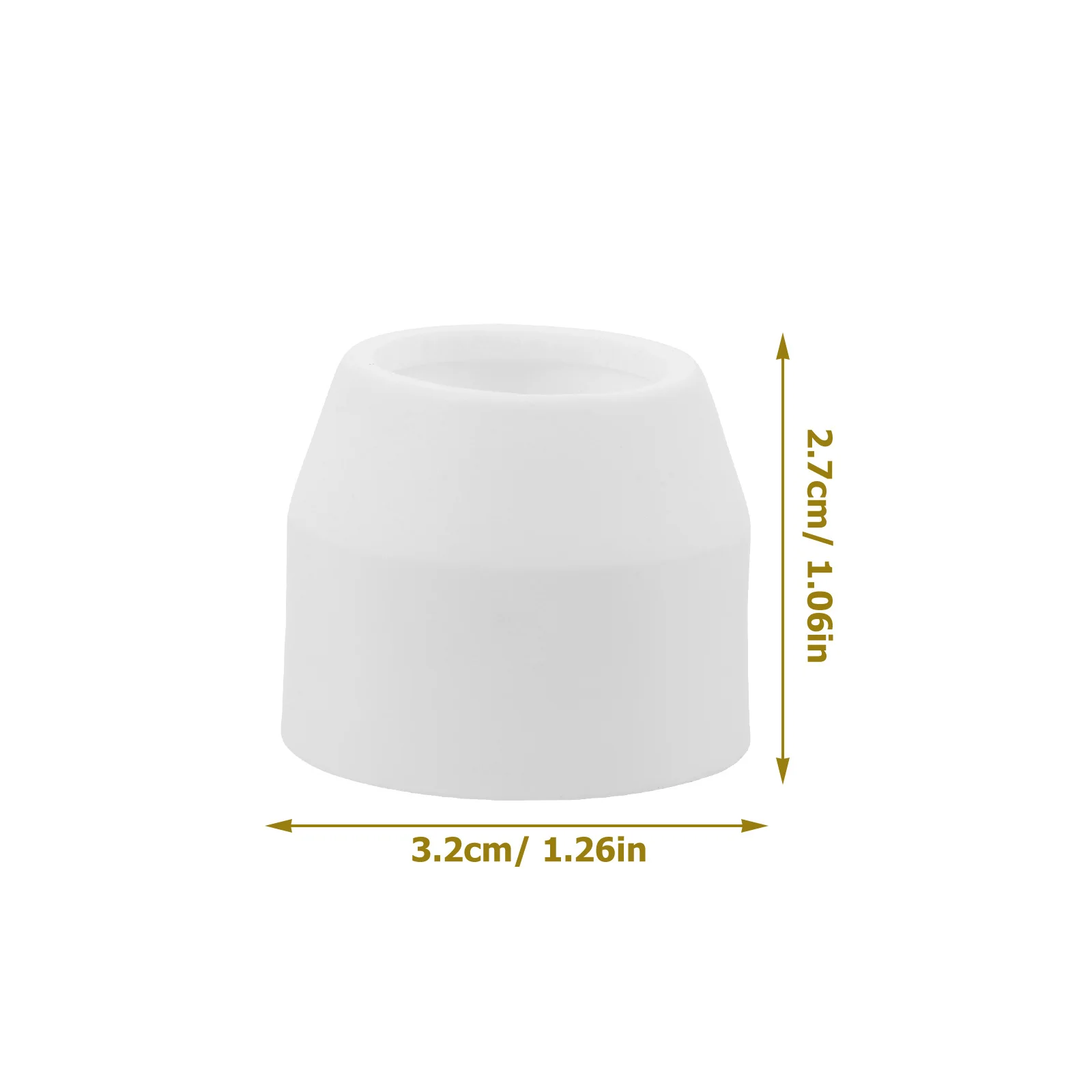 10 قطعة Tig أكواب السيراميك الغاز جزء لحام موثوق سهلة التركيب استبدال فوهة Tig أكواب السيراميك شعلة لحام كوب