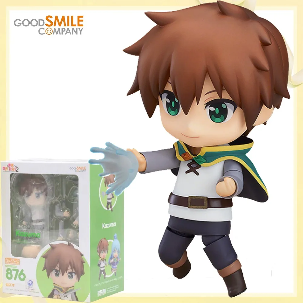 100%Original Genuine in Stock Good Smile Satou Kazuma Nendoroid(876) Anime Figure Model Decoration Character Collection Toy Gift