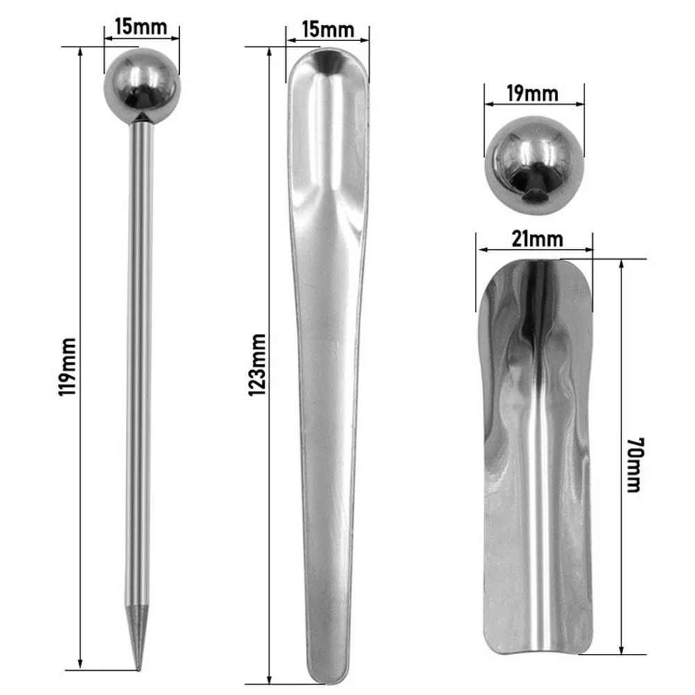 Fill The Tile Joint Tile Sewing Tool 5 Pcs/Set Ceramic Tile Beauty Seam Tool Set Ceramic Tile Steel Ball Silver Stainless Steel