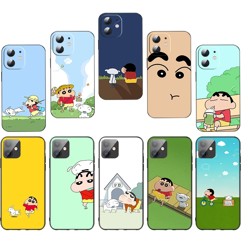 

X10 Crayon Shin Chan Soft Silicone Case for Samsung Galaxy A05 A05s A24 A04 A04s J4Plus A23 A13 A14 A33 A34 5G Caver