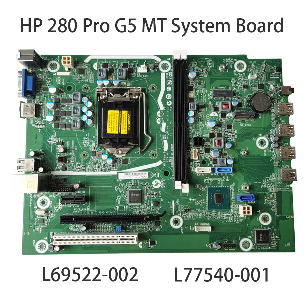 Para HP 280 Pro G5 MT placa base de sistema L69522-002 L77540-001 placa base