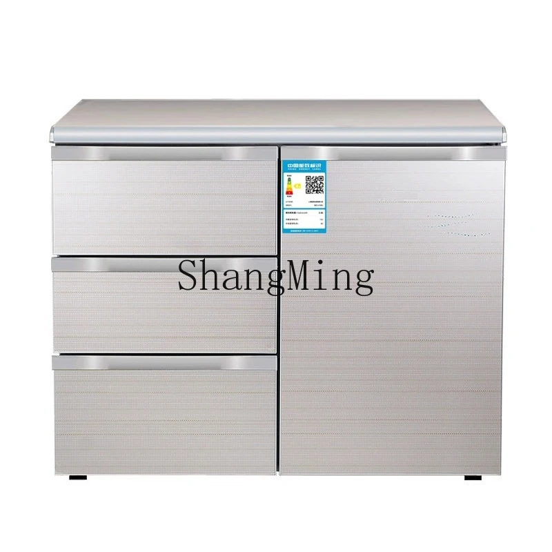 

ZYY бытовой небольшой встроенный шкаф с выдвижным ящиком под столешницей, встроенная офисная низкая морозильная камера