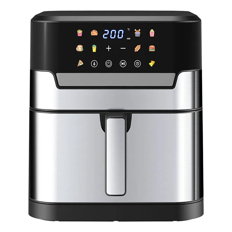 

2026 New Model Multi-functionalNew Design 8L 6.5L Oil Free Air Fryer Digital Display Smart Electric Kitchen Air Fryer