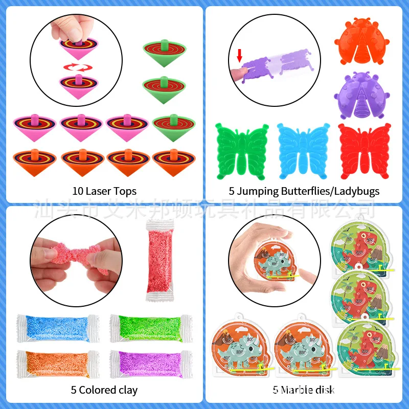 110/120Pcs Party Favors for Kids Birthday Giveaway Pinata Filler Bulk Toys Wedding Favors for Guests Christmas Halloween Gift