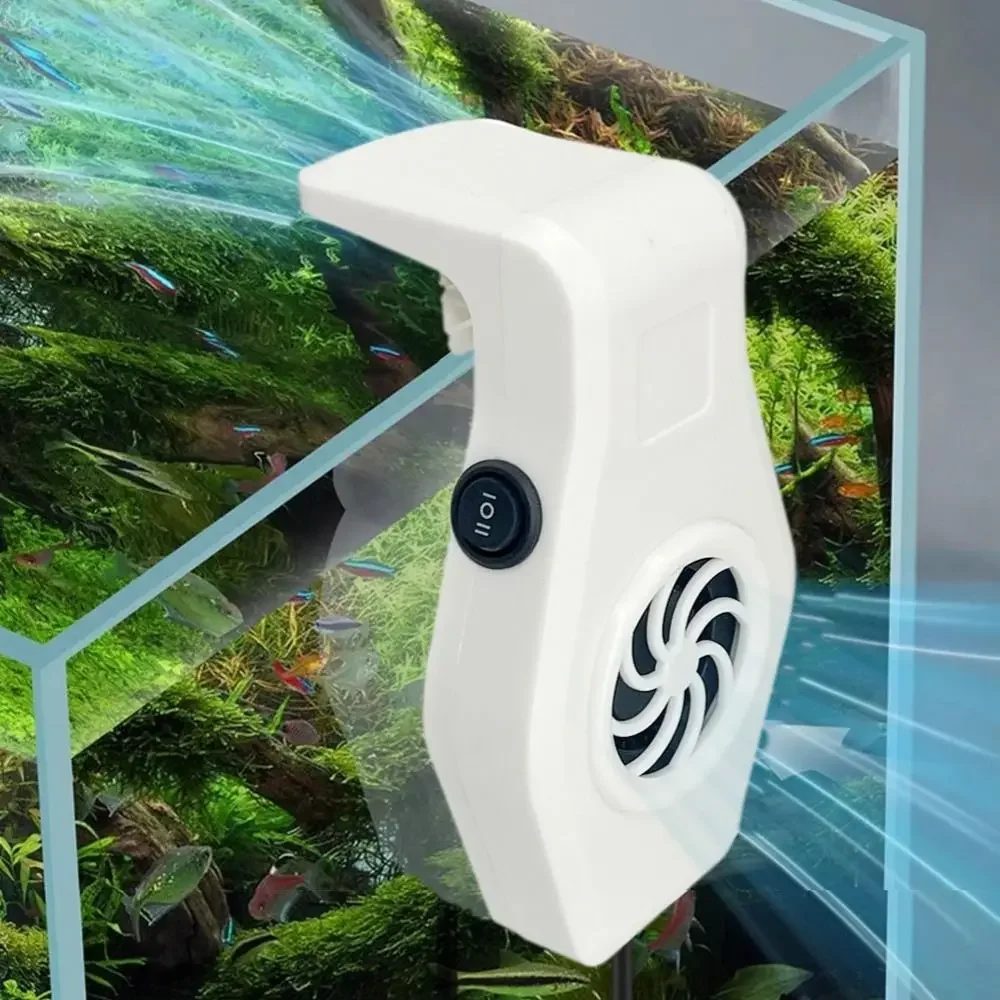 

Creative Wind Speed Aquarium Chillers Fan Wall Mount Plastic Fish Tank Cooling Device Adjustable Cooling Fan Fish Tank Aquarium