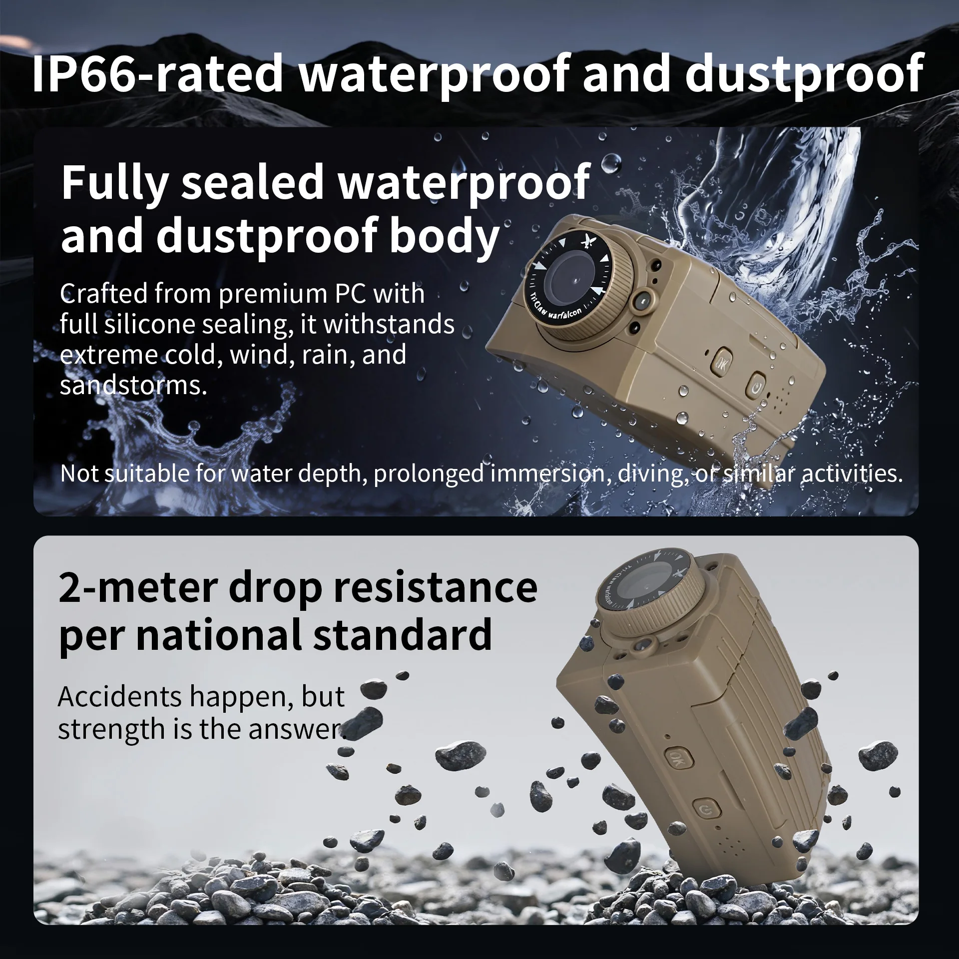 Tactical Helmet Camera 4K Waterproof 2