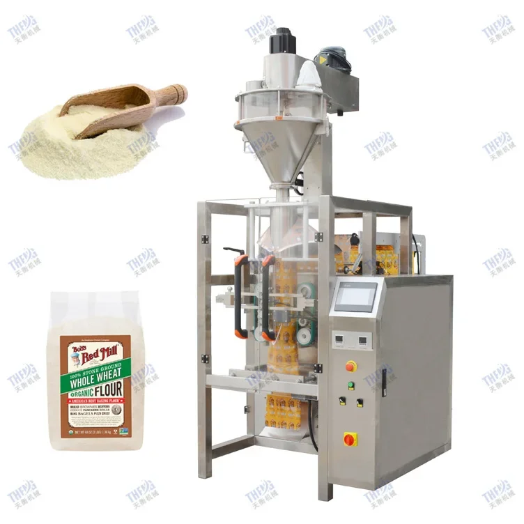 2023 1kg 2kg stand up bag automatic vertical quad seal packing machine for coffee powder