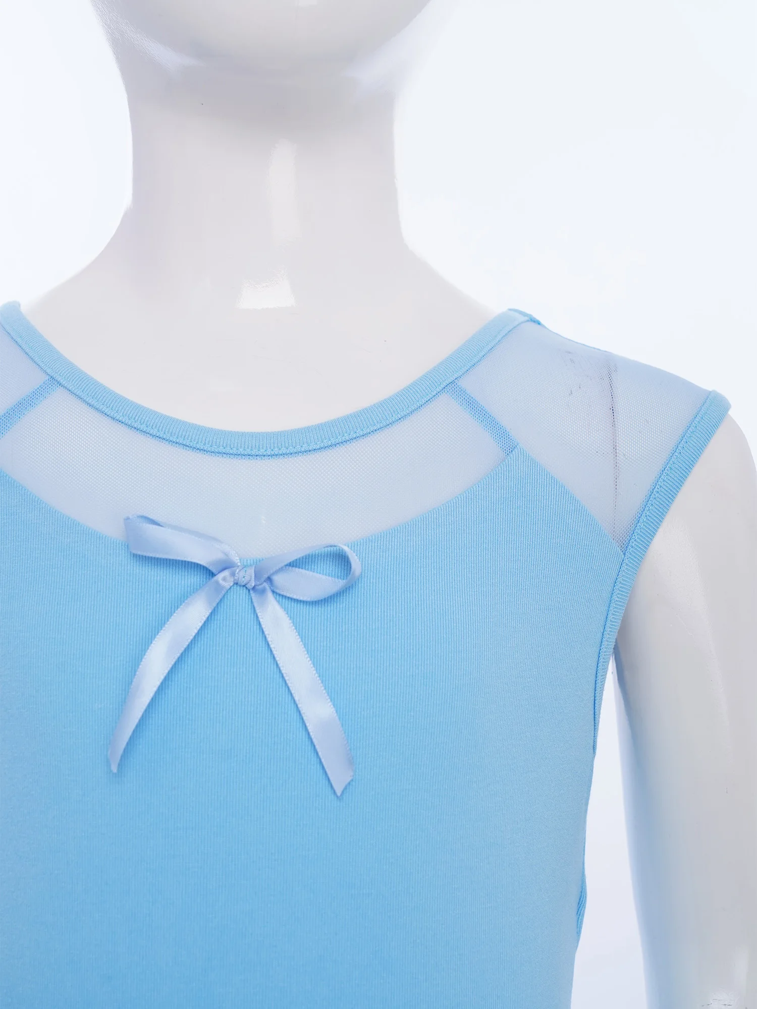 女の子バレエレオタード メッシュスカート付き 体操 スケート ダンス ボディスーツ 衣装 バレリーナ ヨガ ダンスクラス 練習服