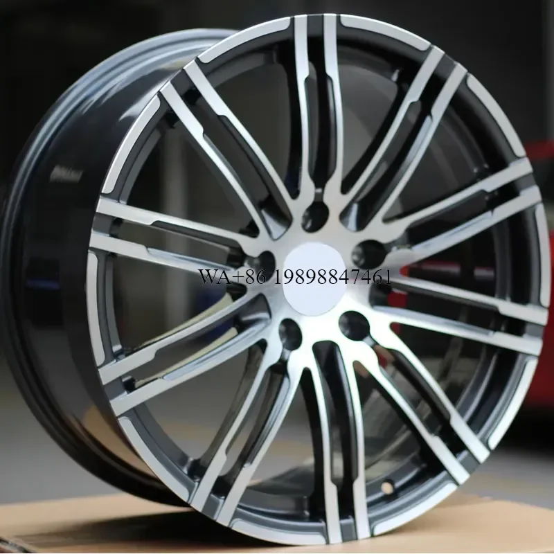 22inch 30mm ET Aluminum Alloy Forged Wheels Polished Silver Mesh Design 4pcs for New Energy Vehicles Replacement