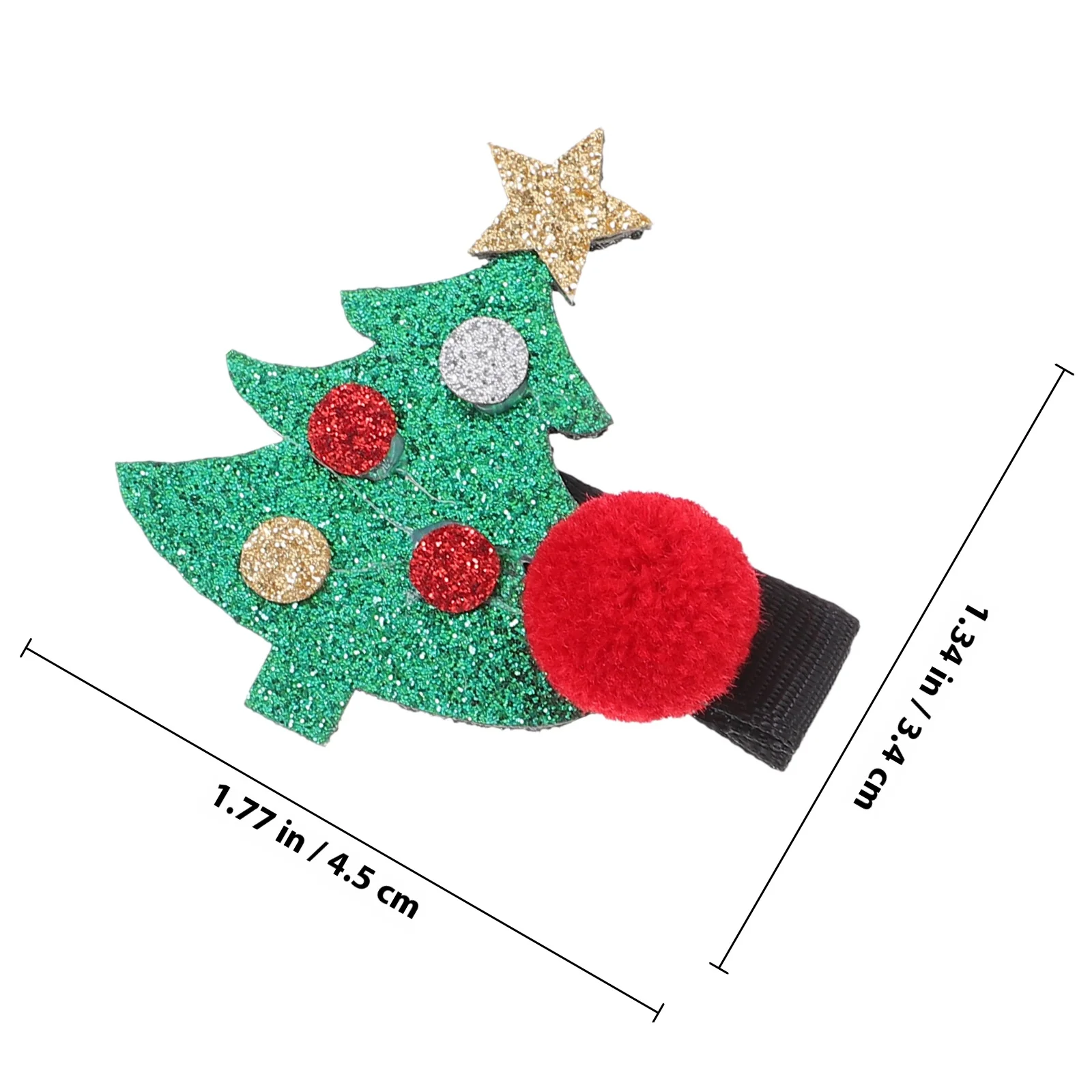 6 pinzas navideñas para el cabello, lindas horquillas navideñas para niñas, mini accesorios ligeros para el cabello, ideales para fiestas navideñas y cumpleaños