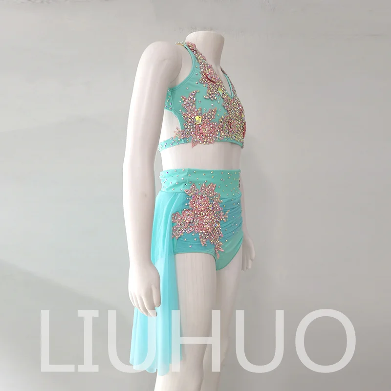 LIUHUO Lyrical Dancing Dress for Performance Color Pole Skirt Factory Customize