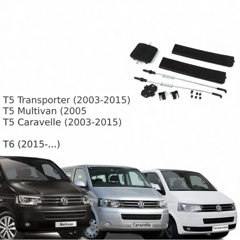 For VW T5 T6 Door Repair Kit Sliding Hinge Roller Assembly Replacement Parts OEM Ref 7H0847781B 7H0847785 7H0847788A Maintenance