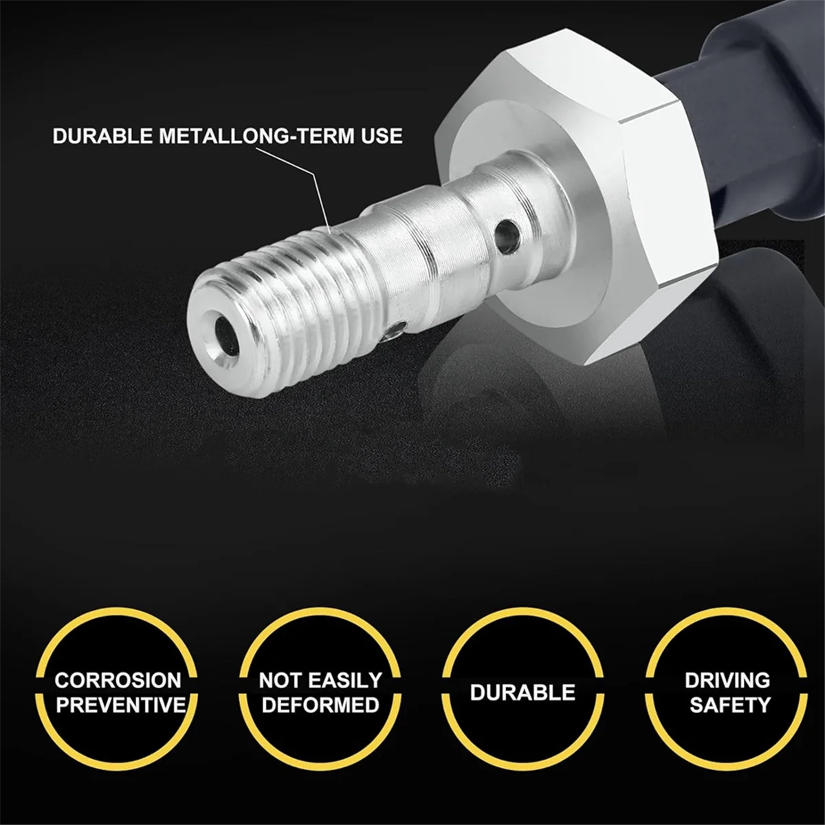 Nuovo 4014262   Pressostato freno Interruttore linea pressione freno adatto per modelli Polaris RZR Turbo 2016-2021