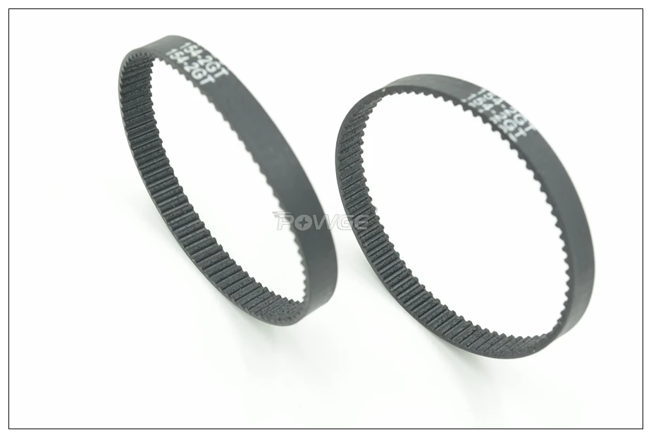 Powge-小さなバックラッシュ付き同期ベルト、リニアモーション、w = 6mm、9mm、140mm、142mm、144mm、146mm、148mm、150mm、152mm 2gt、1個