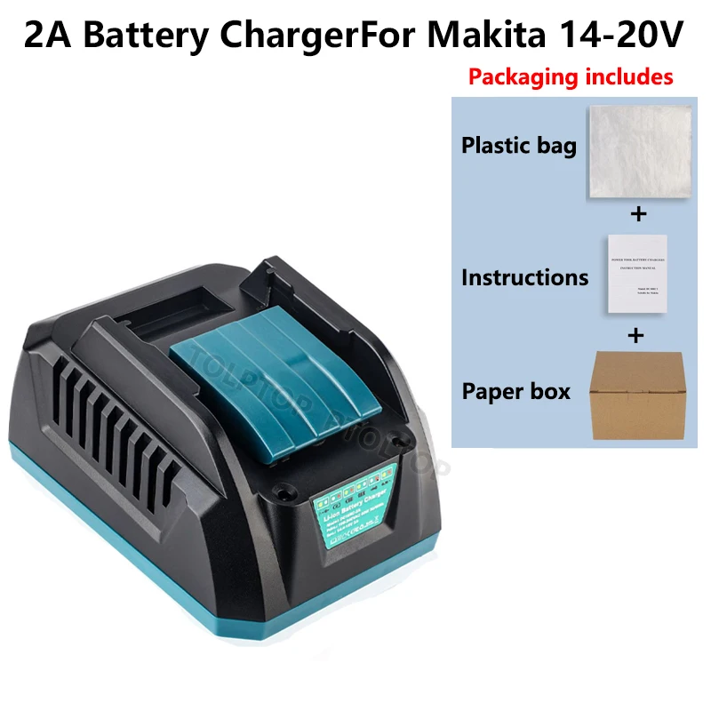 

2A Charging Current Hight Quality DC18RC Battery Charger for Makita 14.4V 18V Li-ion Battery BL1415 BL1815 BL1830 BL1850 Bl1430