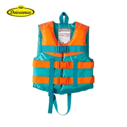 New Adult Kids Life Jackets with Leg Strap, Life Vest for SUPs Kayaking Fishing Surfing, EPE Foam, Buoyancy Aid PFD Water Sports