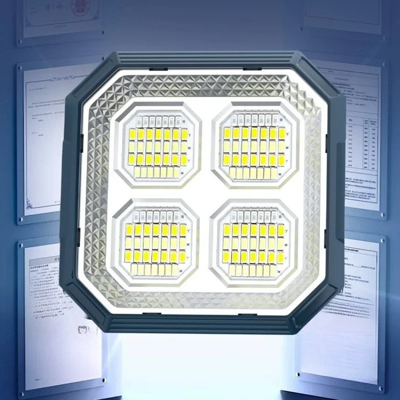 Illuminazione ricaricabile, luci da bancarella, lampadine solari da campeggio all'aperto