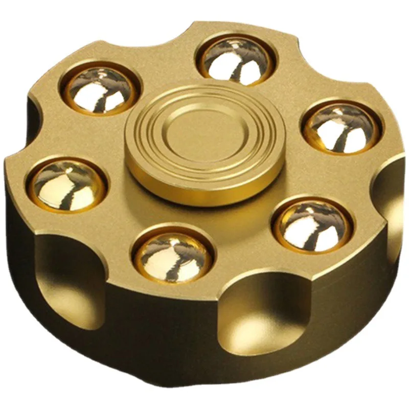 Wheel Metal Pure Brass Decompression Toy EDC Detachable Leisure Finger Metal Fidget Spinner Gift