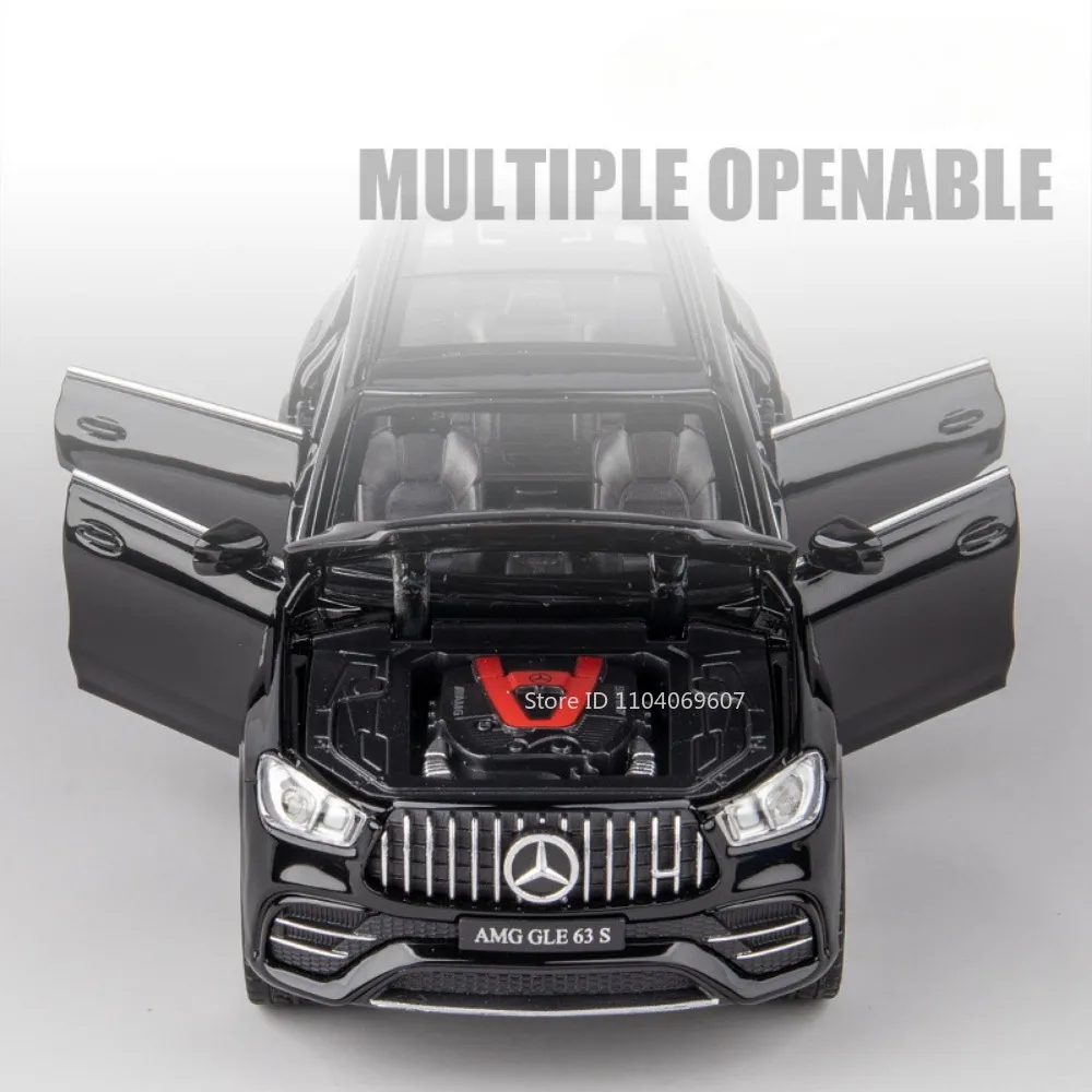 おもちゃの車のモデル,スケール1:32,金属ダイキャスト,光と音,ドアを引く,オープンSUV,シミュレーションおもちゃ,ミニチュア装飾,ギフト