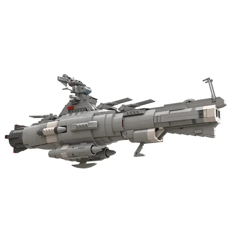 

Moc Building Bricks Space Battleship Yamato Model Technology Modular Spacecraft Model Blocks Gifts Christmas Assembly Toys DlY