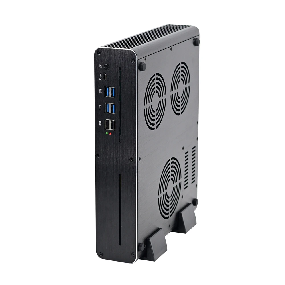 Mini PC HUNSN 8K, computer da gioco, BM33, grafico RTX4060 8G, 2xLAN, Windows 11/Linux Ubuntu, Core I7 11850H,Wi-Fi6,3DP,Type-C,BT5.2,HD