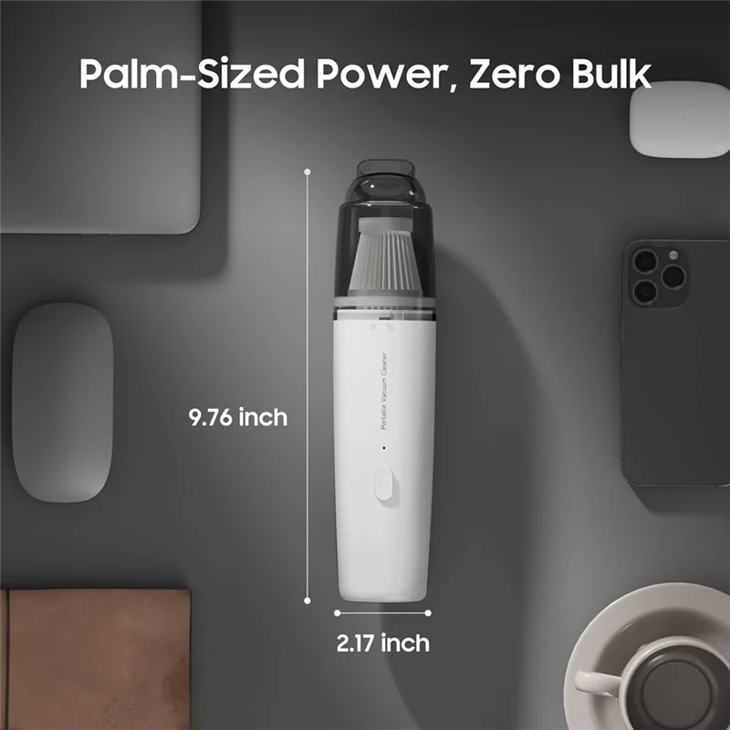 A74G-Mini aspiradora portátil 13000 PA inalámbrica para coche potencia de succión de mano para coche, hogar, oficina y pelo de mascota