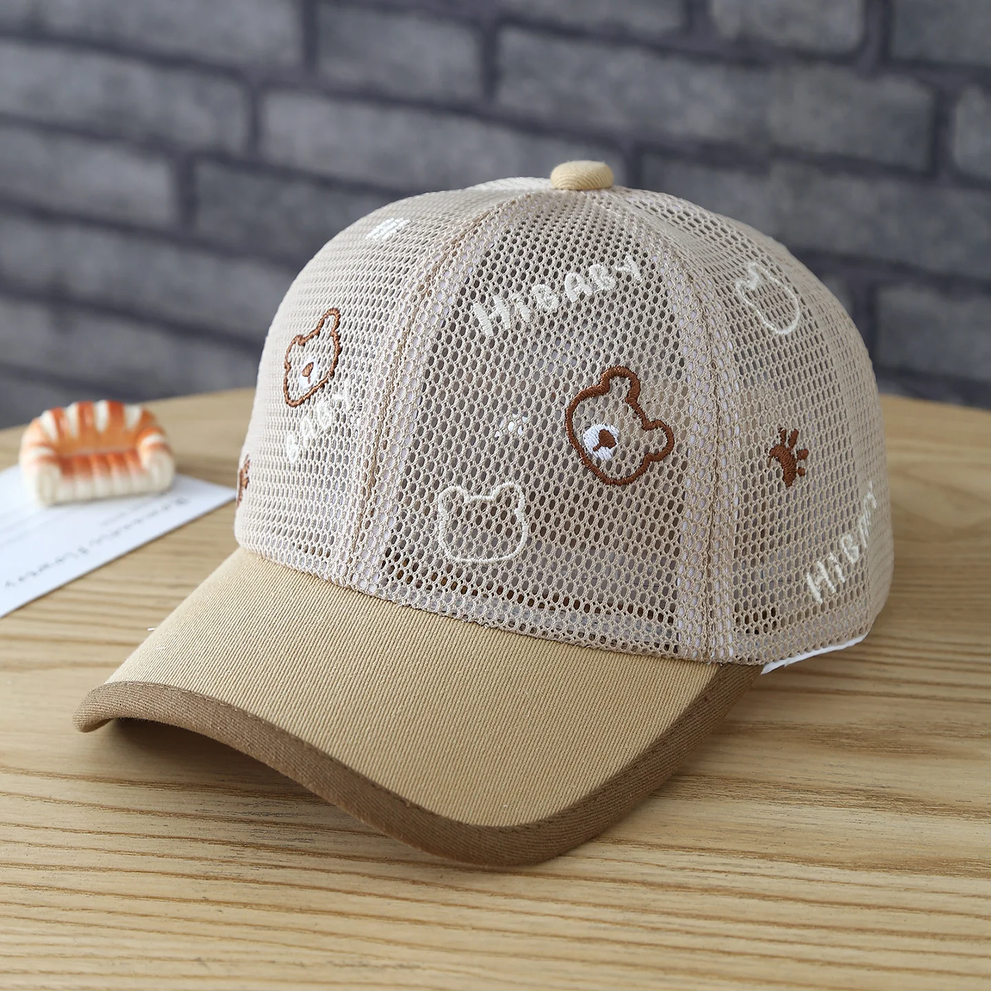 Korean-style Children's Hat - Summer Fashionable and Versatile Sun-Protective Beanie with Breathable Baseball Cap Design view 4