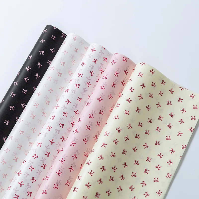 Snow Paper Pear Gift Wrapping Paper Premium Sense Packaging Material Lined Bow Sydney Paper For Christmas Holiday Gift Box
