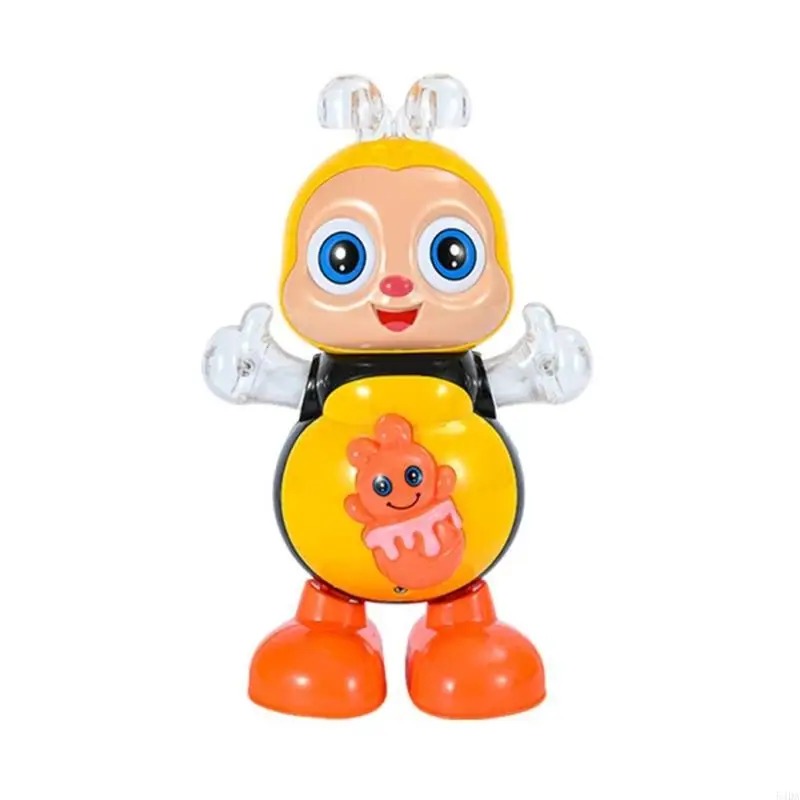 54DA Interactive Dancing Bees Robot Musical Light Up Educational Toy for Toddlers