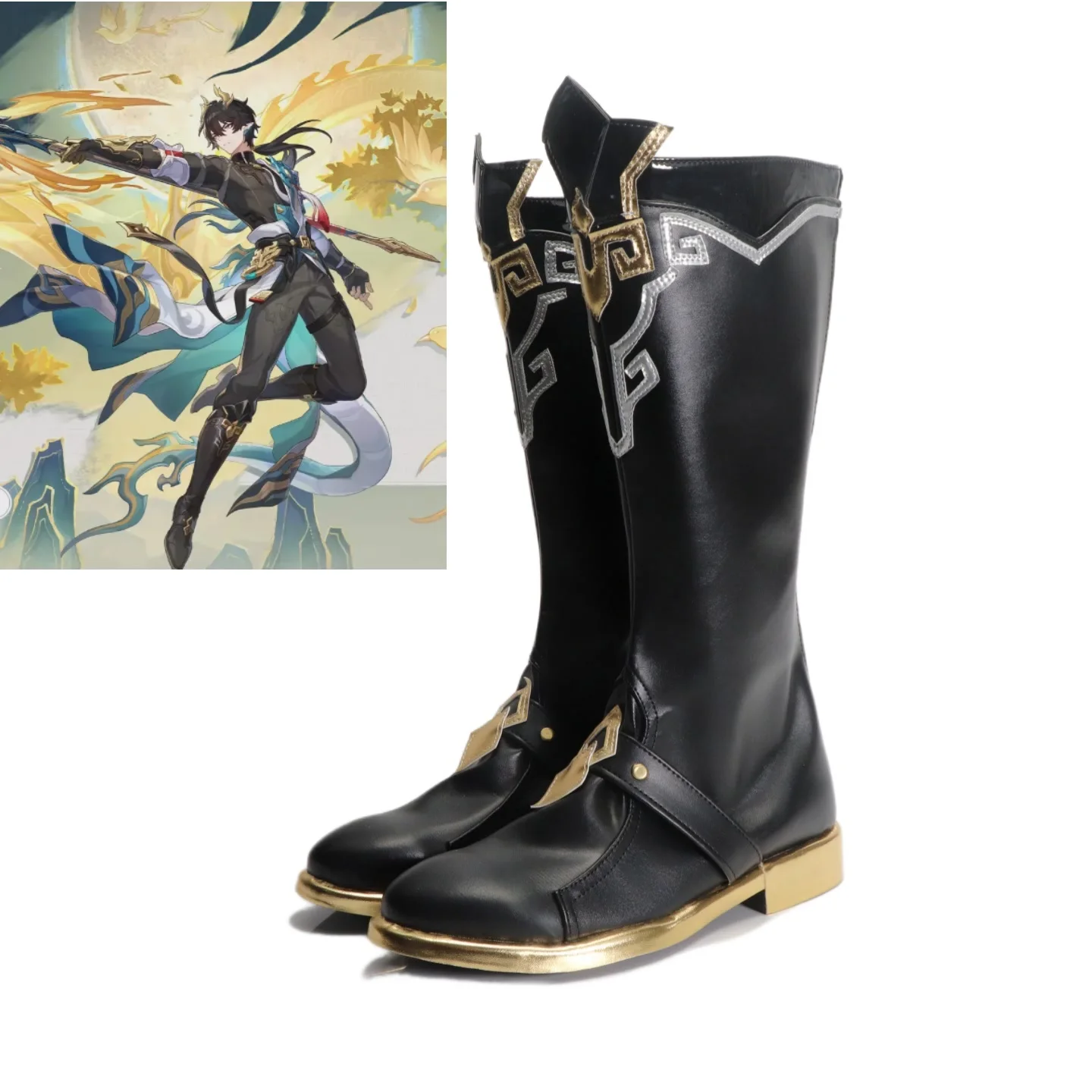 

Honkai: StarRail Dan Heng • Permansor Terrae Обувь для косплея Сапоги Костюмы для ролевых игр на Хэллоуин Обувь