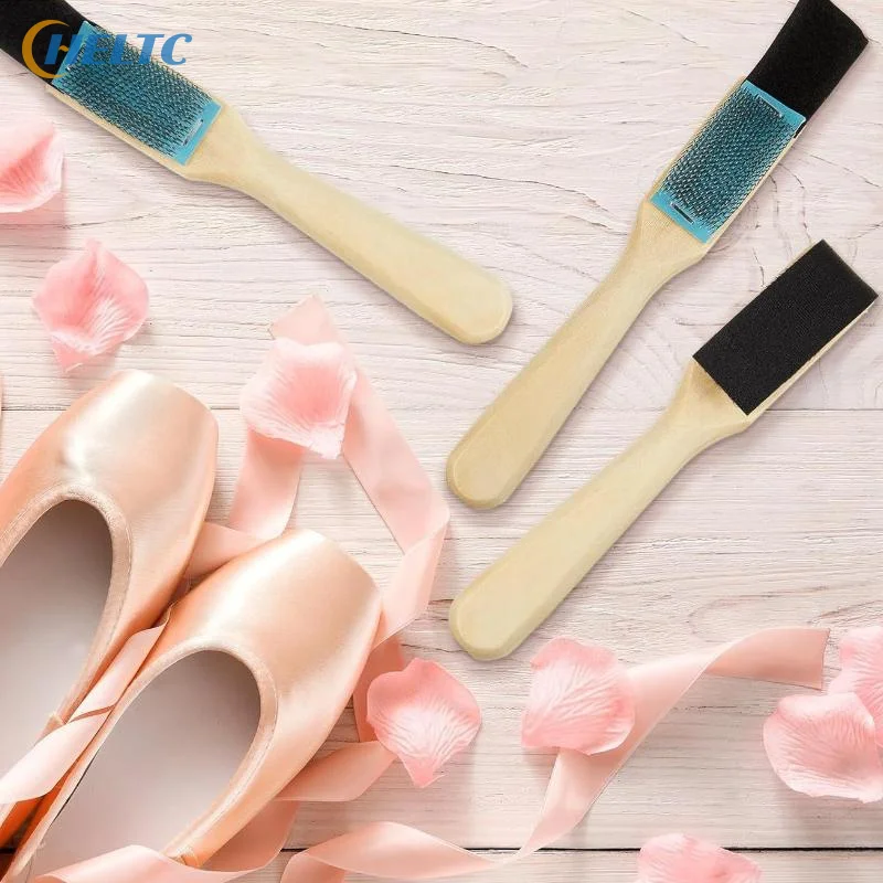 Wooden Suede Sole Wire Shoe Brush With Protector Cover Stainless Steel Brush Head Dance Shoes Cleaning Brush Durable Practical