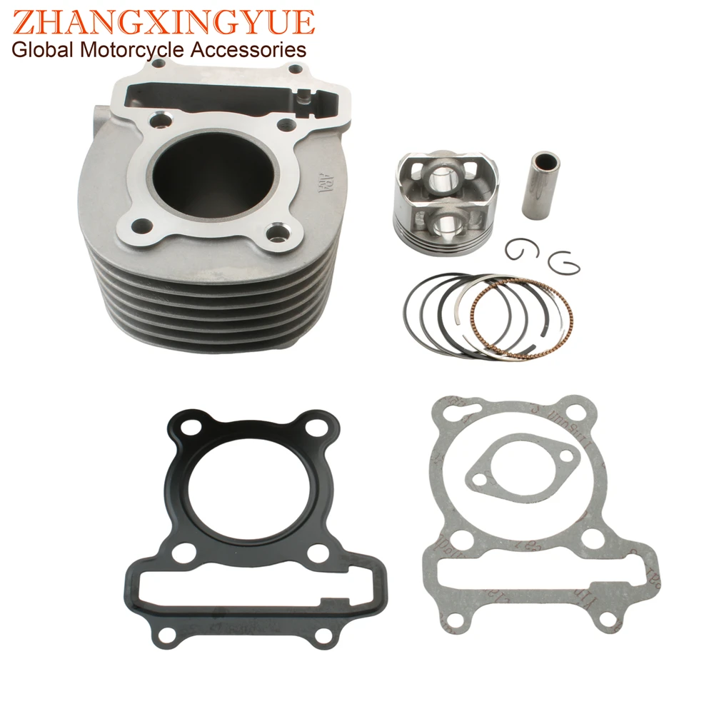 52.4mm Scooter Cylinder Block Kit For Peugeot 125 Citystar Django125 Speedfight 3 Tweet 125cc 4 Stroke