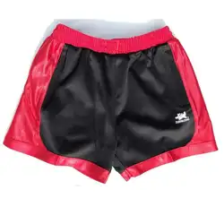 Satin Men's Black Running Shorts Leggings Outdoor Fitness Plus Size Sports Basketball Bottoms